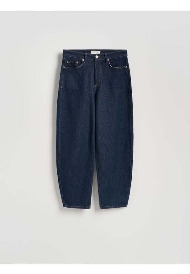 Reserved - Jeansy barrel leg - indigo jeans