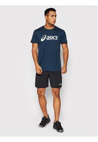 Asics Koszulka techniczna Core 2011C334 Granatowy Regular Fit. Kolor: niebieski. Materiał: syntetyk #4