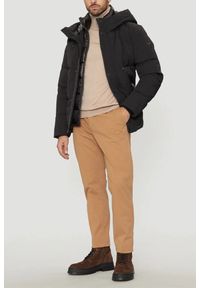 Guess - GUESS Czarna męska kurtka High Collar, Rozmiar L. Kolor: czarny #4