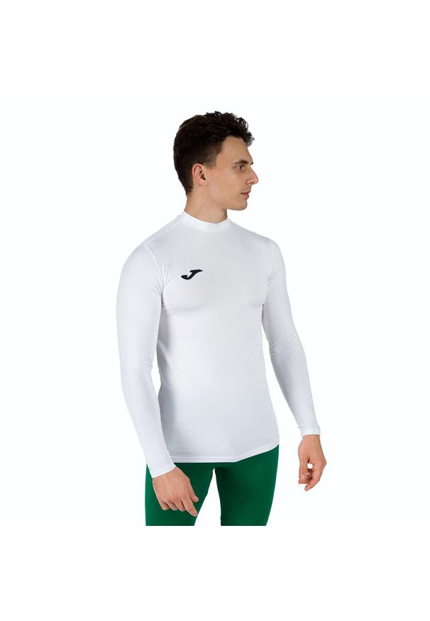 Koszulka termiczna męska Joma Brama Academy biały 2XS-XS. Kolor: biały. Materiał: poliester, elastan. Długość rękawa: długi rękaw. Długość: długie