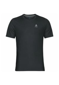 Koszulka z krótkim rękawem trekkingowa męska Odlo T-shirt F-DRY. Kolor: czarny. Długość rękawa: krótki rękaw. Długość: krótkie