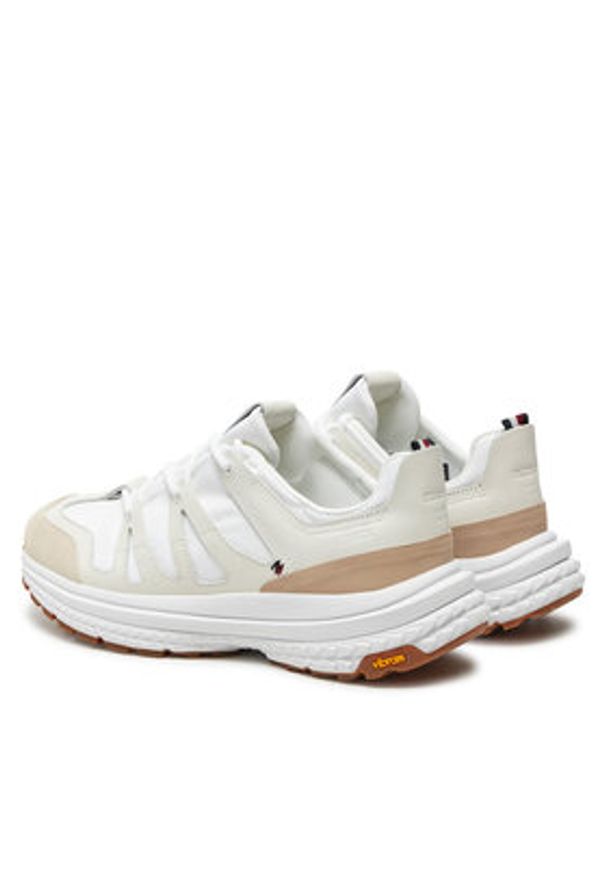TOMMY HILFIGER - Tommy Hilfiger Sneakersy Tech Runner Craft Vibram FM0FM05133 Écru. Materiał: materiał