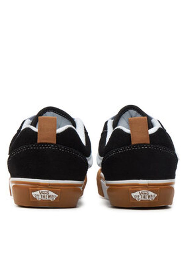 Vans Tenisówki Knu Skool VN0009QCCJI1 Czarny. Kolor: czarny. Materiał: skóra, zamsz