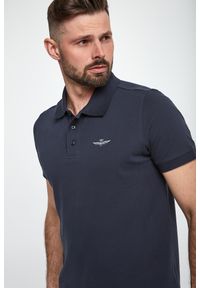 Aeronautica Militare - Polo męskie AERONAUTICA MILITARE. Typ kołnierza: polo