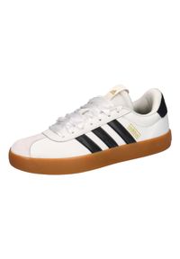 Adidas - Buty ADIDAS VL COURT 3.0 Biały. Kolor: czarny, biały, wielokolorowy. Materiał: tkanina