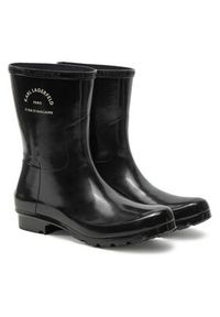 Karl Lagerfeld - KARL LAGERFELD Kalosze KL47075S Czarny. Kolor: czarny. Materiał: syntetyk #6