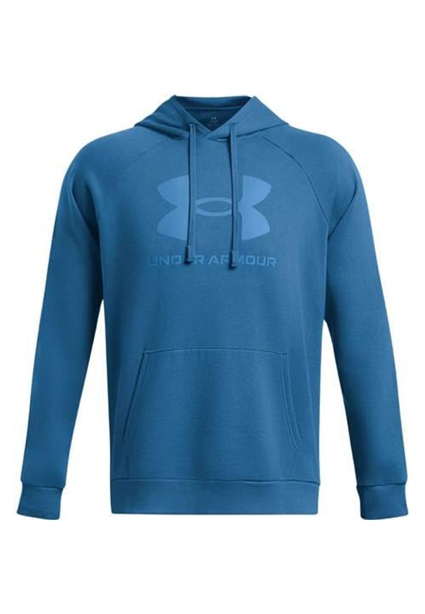Bluza sportowa męska Under Armour Rival. Typ kołnierza: kaptur. Kolor: niebieski