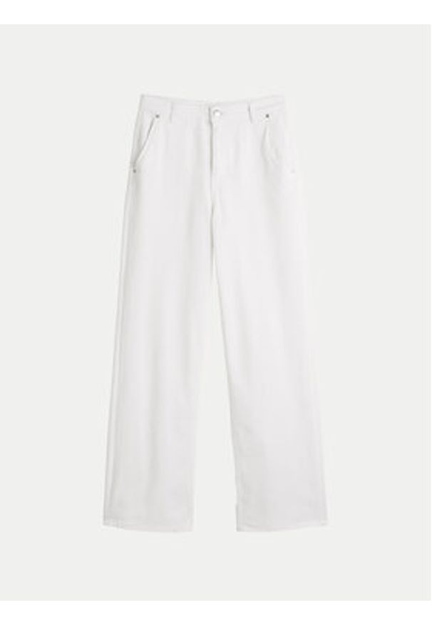 Marc O'Polo Jeansy 502 9085 12223 Biały Wide Leg. Kolor: biały