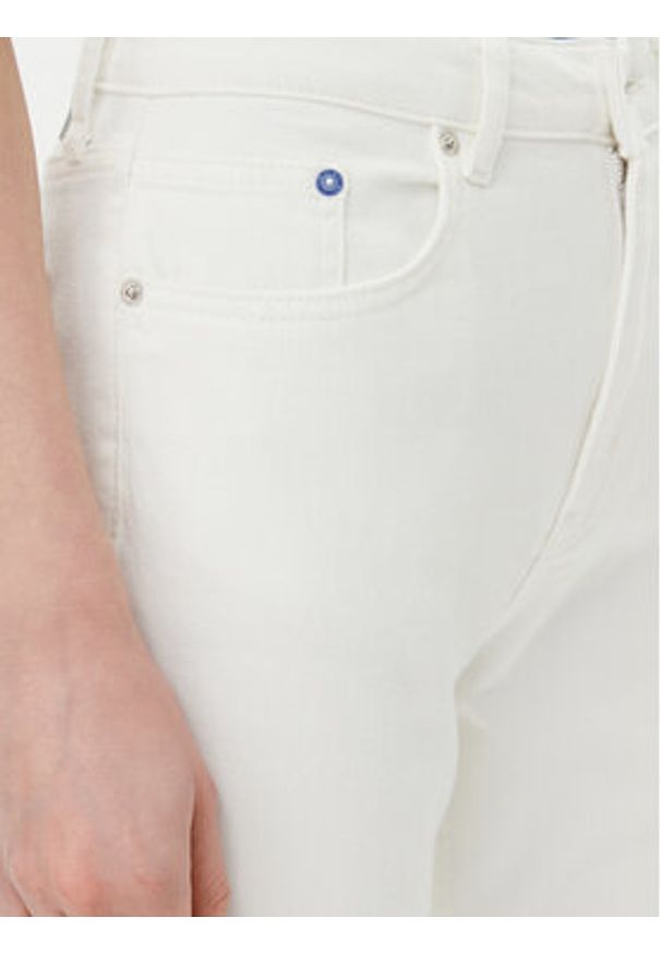 Karl Lagerfeld Jeans Jeansy A2W10135 Biały Straight Fit. Kolor: biały