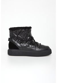 Pinko - Śniegowce damskie skórzane Yoko 19 PINKO. Materiał: skóra #3