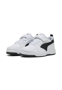 Puma - Dziecięce sneakersy PUMA Rebound V6 Lo PUMA White Black transparent. Kolor: czarny, biały, wielokolorowy