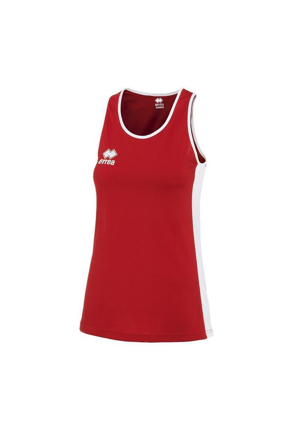 ERREA - Damski tank top Errea Rachele. Kolor: czerwony, wielokolorowy, biały. Sezon: lato
