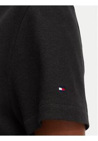 TOMMY HILFIGER - Tommy Hilfiger T-Shirt WW0WW48704 Czarny Regular Fit. Kolor: czarny. Materiał: bawełna #4