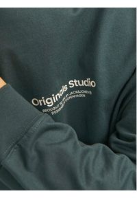 Jack & Jones Longsleeve Vesterbro 12251775 Zielony Loose Fit. Kolor: zielony. Materiał: bawełna. Długość rękawa: długi rękaw #2