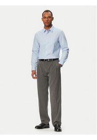 Calvin Klein Koszula LV04LG127G Niebieski jasny Classic Fit. Kolor: niebieski. Materiał: bawełna #4