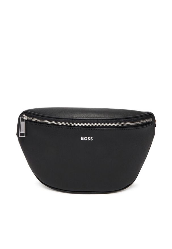 BOSS Saszetka nerka Zair 50485597 Czarny. Kolor: czarny. Materiał: skóra
