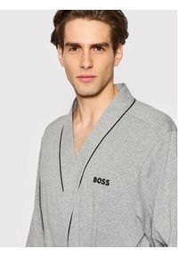 BOSS - Boss Szlafrok Kimono 50469624 Szary. Kolor: szary. Materiał: bawełna #5