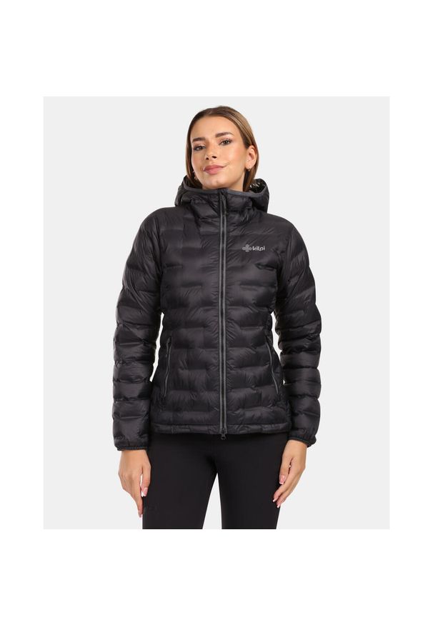 Kurtka ocieplana damska Kilpi ALBA-W. Kolor: czarny. Sport: turystyka piesza