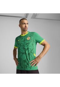 Puma - Męska koszulka wyjazdowa Senegal 2025 PUMA Sport Green Electric Lime. Kolor: zielony. Wzór: aplikacja. Sport: piłka nożna