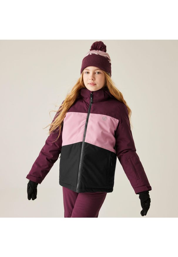 DARE 2B - Kurtka narciarska dziecięca z membraną Send It! Dare 2b. Kolor: fioletowy. Materiał: tkanina, poliester. Sezon: zima. Sport: narciarstwo