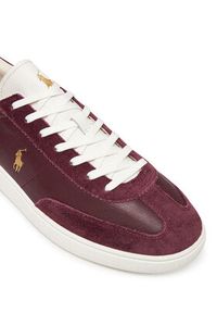 Polo Ralph Lauren Sneakersy 809973701004 Bordowy. Kolor: czerwony. Materiał: skóra #5