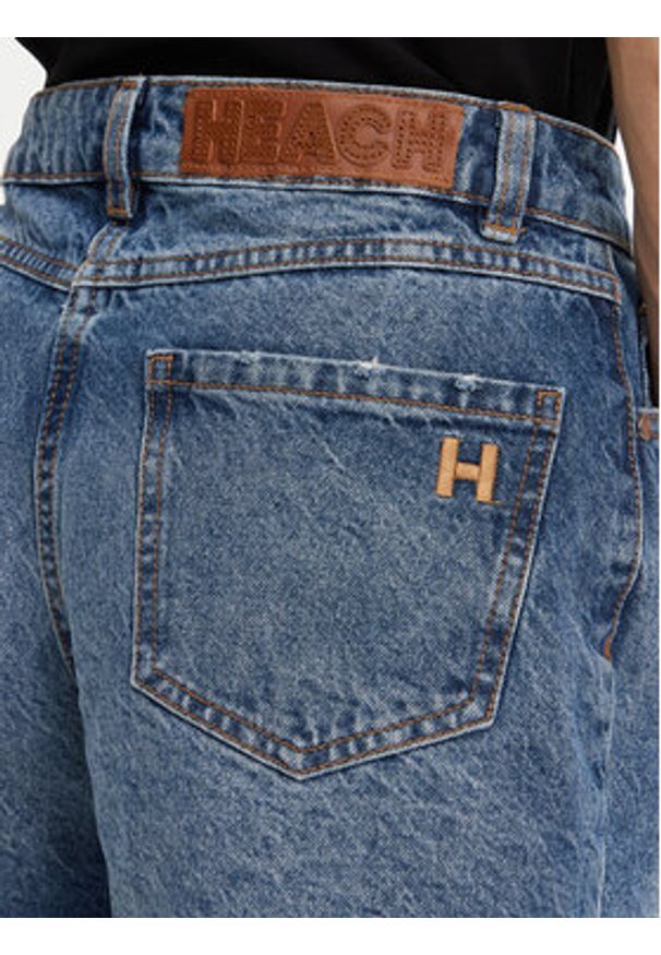 Silvian Heach Szorty jeansowe GPP25123SH Granatowy Regular Fit. Kolor: niebieski. Materiał: bawełna