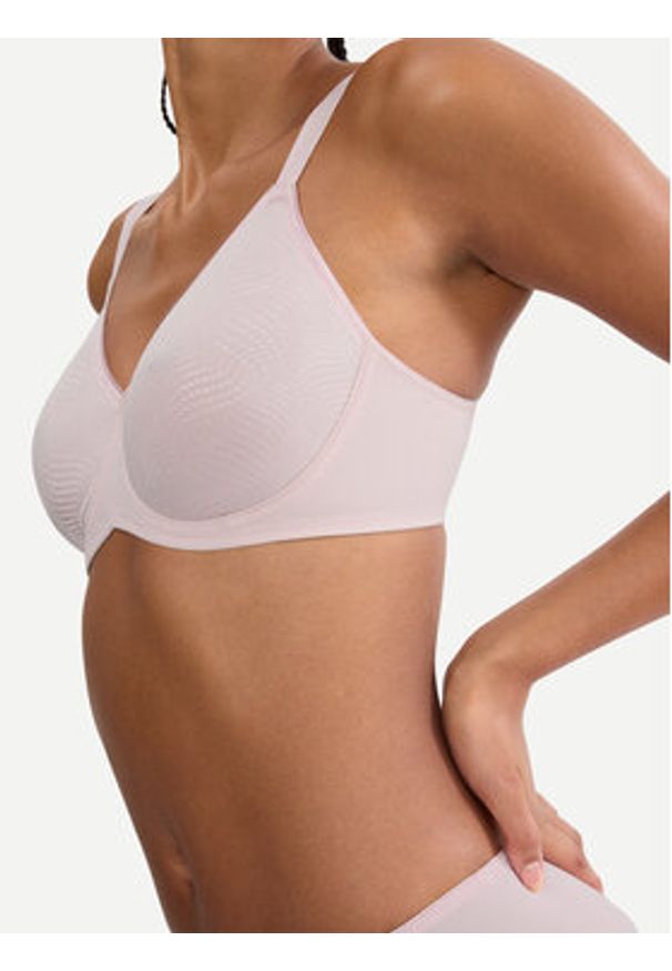 Triumph Biustonosz z fiszbiną Essential 10219713 Różowy. Kolor: różowy. Materiał: syntetyk