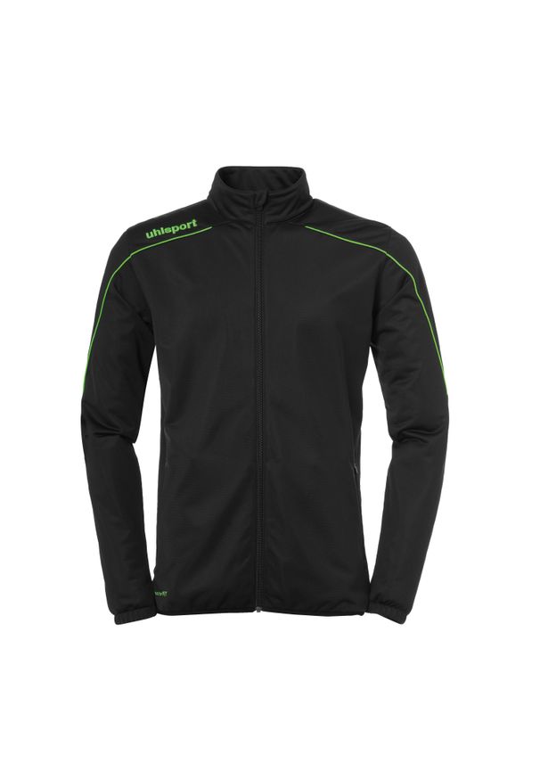UHLSPORT - Kurtka Uhlsport Stream 22. Kolor: czarny, wielokolorowy, zielony. Materiał: syntetyk, tkanina, dresówka. Sport: fitness, piłka nożna