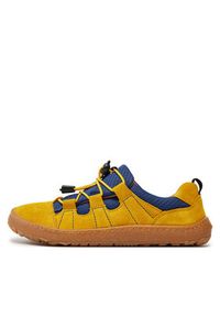Froddo Sneakersy Barefoot Track G3130243-3 D Żółty. Kolor: żółty. Materiał: materiał