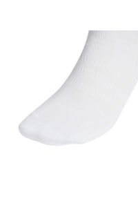 Adidas - Skarpety Treningowe adidas Cushioned Crew 3 Pary. Kolor: biały. Materiał: guma, poliester, bawełna, elastan, nylon. Sport: piłka nożna