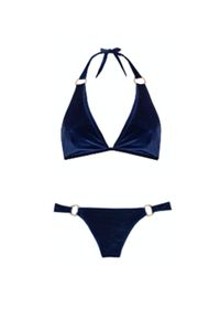 MISSION SWIM - Top od bikini Gina. Kolor: niebieski. Materiał: materiał #3