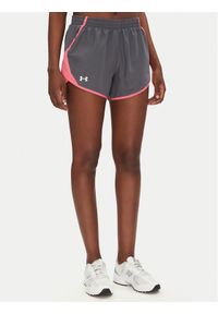 Under Armour Szorty sportowe Fly By 3" 1382438 Szary Loose Fit. Kolor: szary. Materiał: syntetyk #1