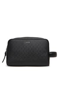 Calvin Klein Kosmetyczka Ck Sleek Washbag Mono K50K512944 Czarny. Kolor: czarny. Materiał: materiał