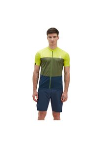 Silvini - Koszulka rowerowa męska SILVINI Turano Pro. Kolor: zielony, wielokolorowy, żółty