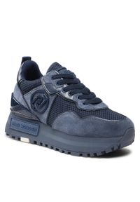 Sneakersy Liu Jo Maxi Wonder 52 BF2093 PX027 Agata S1179. Kolor: niebieski. Materiał: zamsz, skóra #1
