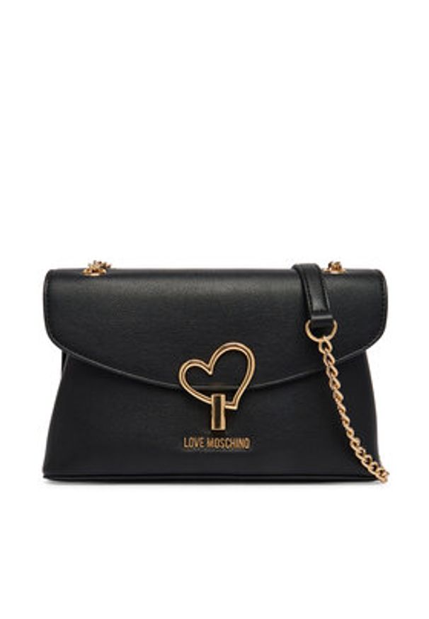 Love Moschino - LOVE MOSCHINO Torebka JC4138PP1OLQ0000 Czarny. Kolor: czarny. Materiał: skórzane
