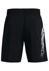 Under Armour Szorty sportowe UA Woven Graphic Shorts 1370388 Czarny Regular Fit. Kolor: czarny. Styl: sportowy #3