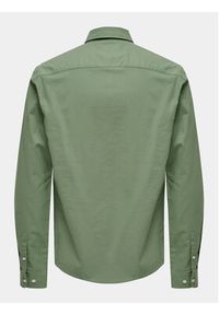 Only & Sons Koszula Neil 22019669 Zielony Slim Fit. Kolor: zielony. Materiał: bawełna #2