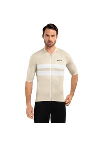 SIROKO - Męska ultralekka koszulka rowerowa Kolarstwo Siroko M3 Swift. Kolor: biały, beżowy, wielokolorowy. Materiał: tkanina, poliester, elastan. Sport: kolarstwo