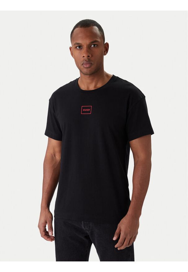 Hugo T-Shirt Laze 50525236 Czarny Regular Fit. Kolor: czarny