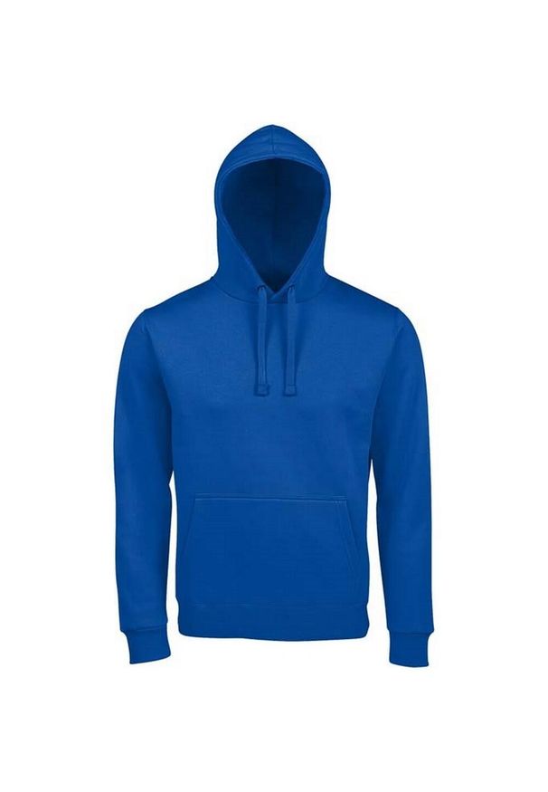 SOL'S - Męska Bluza Z Kapturem Spencer. Typ kołnierza: kaptur. Kolor: niebieski