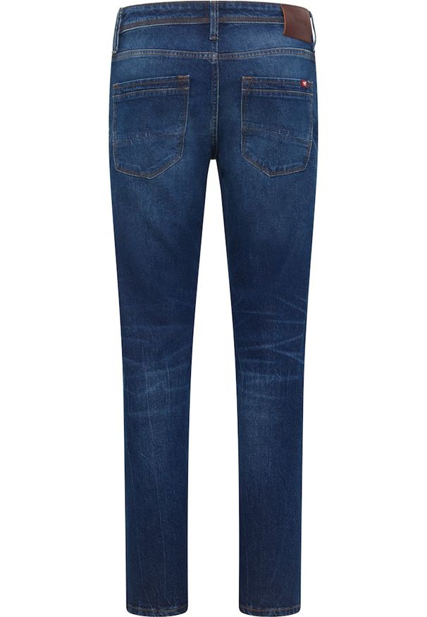 Męskie Spodnie jeansowe Mustang Style Michigan Straight Denim Blue 1015882 5000 983