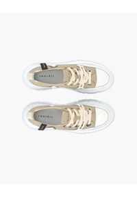 Inuikii - INUIKII MATILDA CANVAS LOW Sneakersy damskie. Okazja: na co dzień. Kolor: szary. Materiał: materiał, jeans, bawełna, guma. Szerokość cholewki: normalna #5