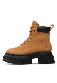 Timberland Botki Sky 6In LaceUp TB0A2KMU2311 Brązowy. Kolor: brązowy. Materiał: nubuk, skóra #5