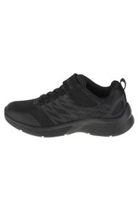 skechers - Buty do chodzenia, Skechers Microspec Texlor 403770L-BBK. Kolor: czarny. Sport: turystyka piesza