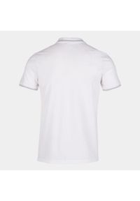 Joma Confort II Polo Koszula Biała 3XL - Oddychająca i Wygodna. Typ kołnierza: polo. Kolor: biały. Materiał: bawełna