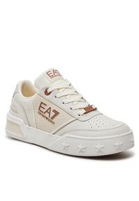 EA7 Emporio Armani Sneakersy X8X121 XK359 T541 Beżowy. Kolor: beżowy. Materiał: materiał