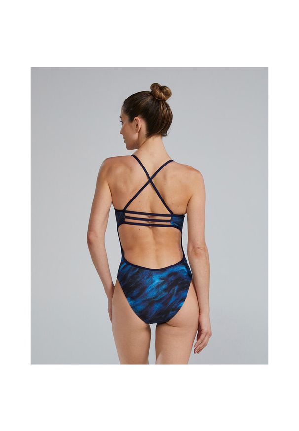 Strój pływacki damski TYR W TRNTYFIT SOREN. Kolor: niebieski