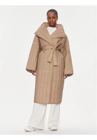 Calvin Klein Płaszcz przejściowy K20K206767 Brązowy Relaxed Fit. Kolor: brązowy. Materiał: syntetyk