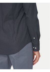 Calvin Klein Koszula LV019EU005 Granatowy Slim Fit. Kolor: niebieski. Materiał: bawełna #4
